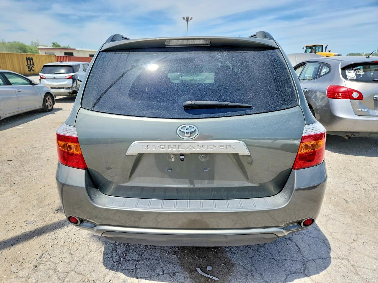 2010 Toyota Highlander Base Gray vin: 5TDZA3EH5AS007366