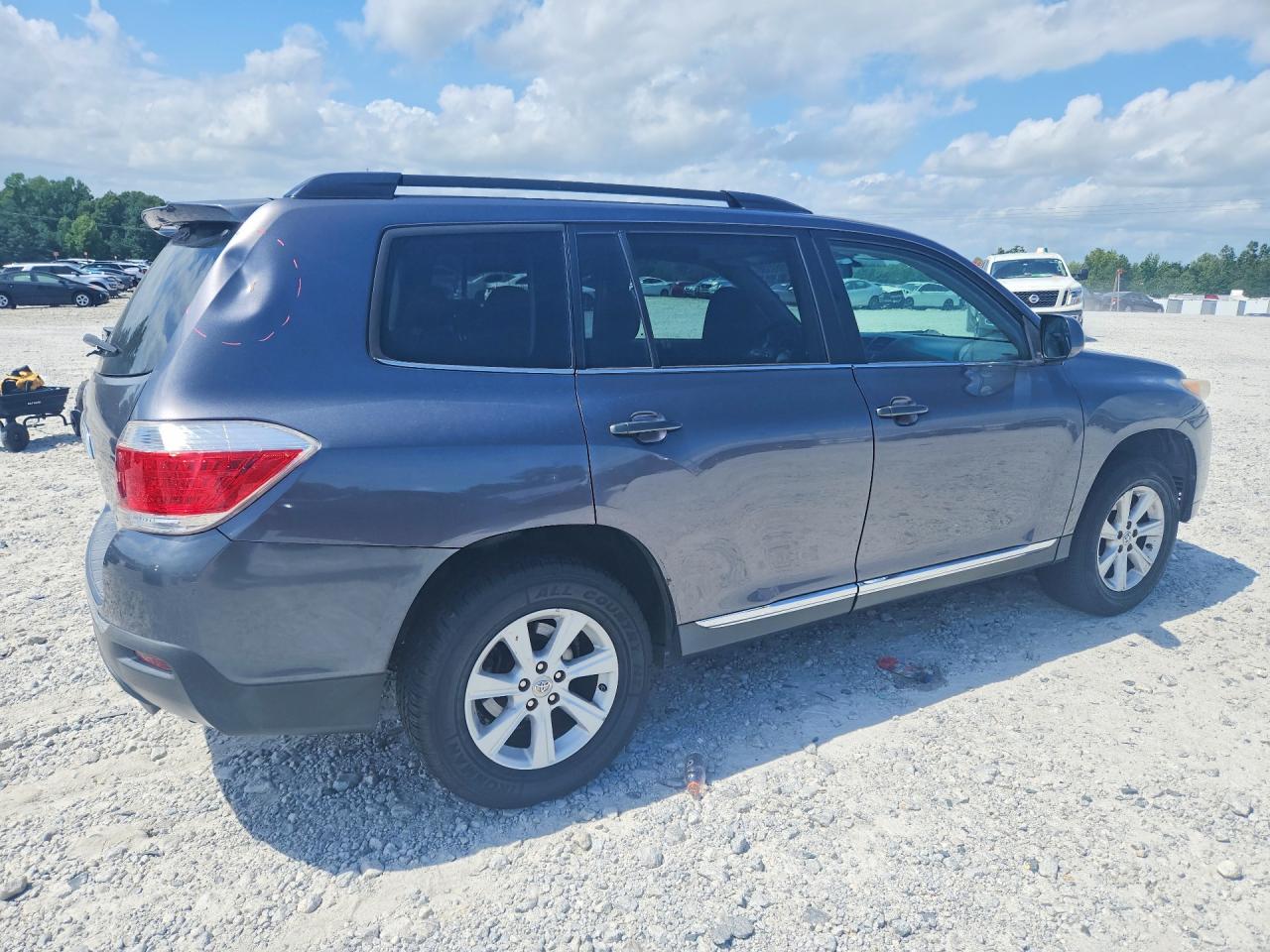 2013 Toyota Highlander Plus Серый vin: 5TDZA3EH5DS043000