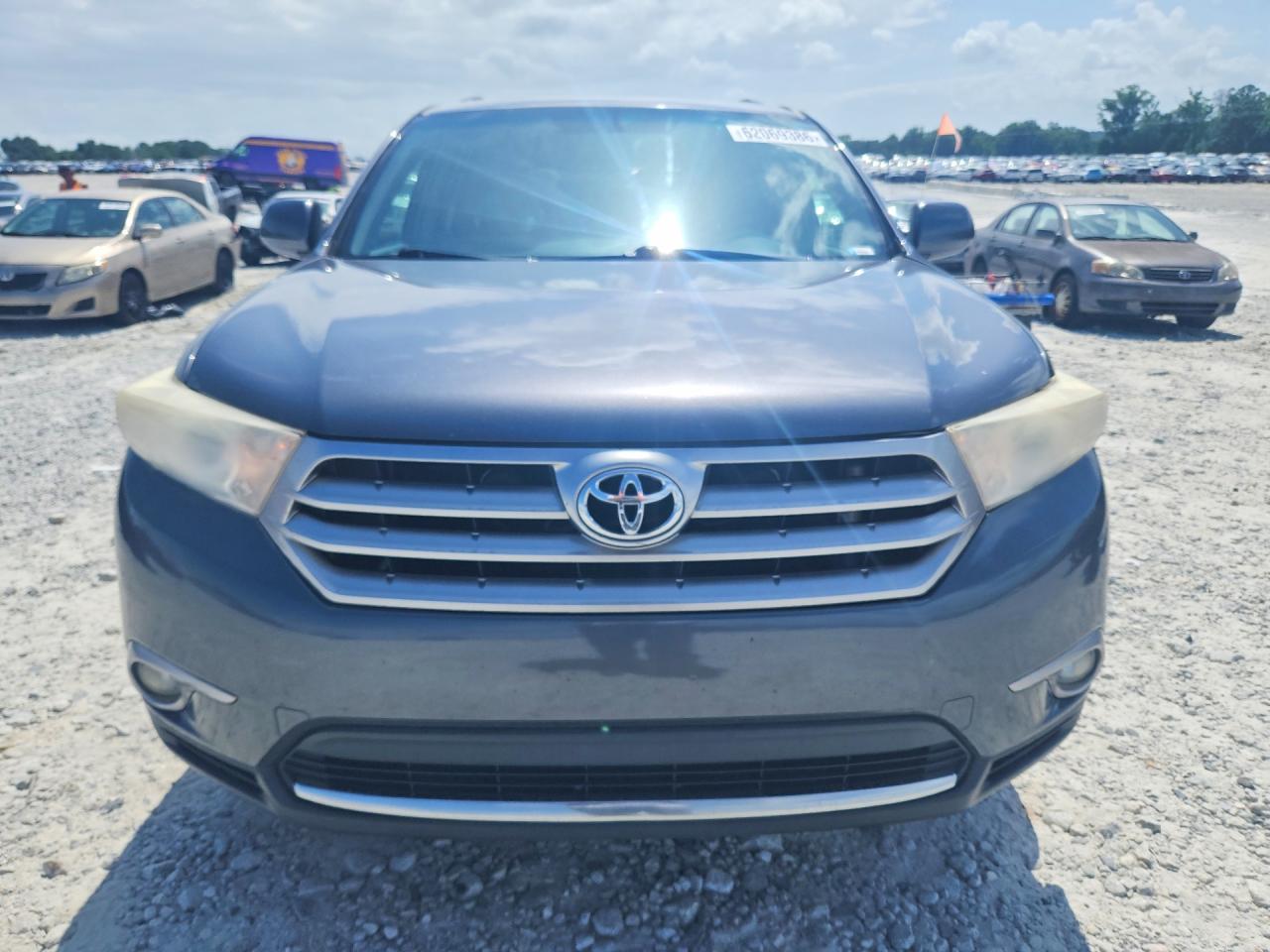 2013 Toyota Highlander Plus Серый vin: 5TDZA3EH5DS043000