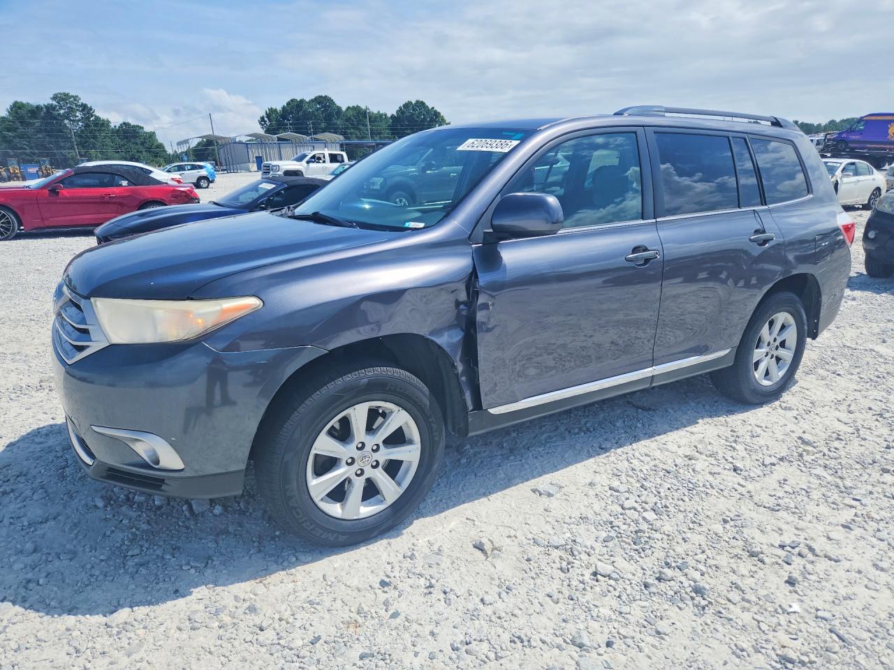 2013 Toyota Highlander Plus Gray vin: 5TDZA3EH5DS043000