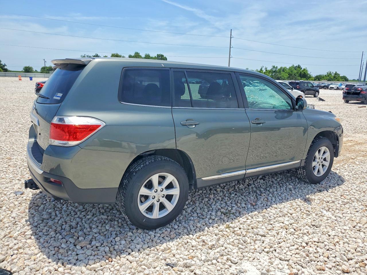 2013 Toyota Highlander Base Charcoal vin: 5TDZA3EH5DS043580