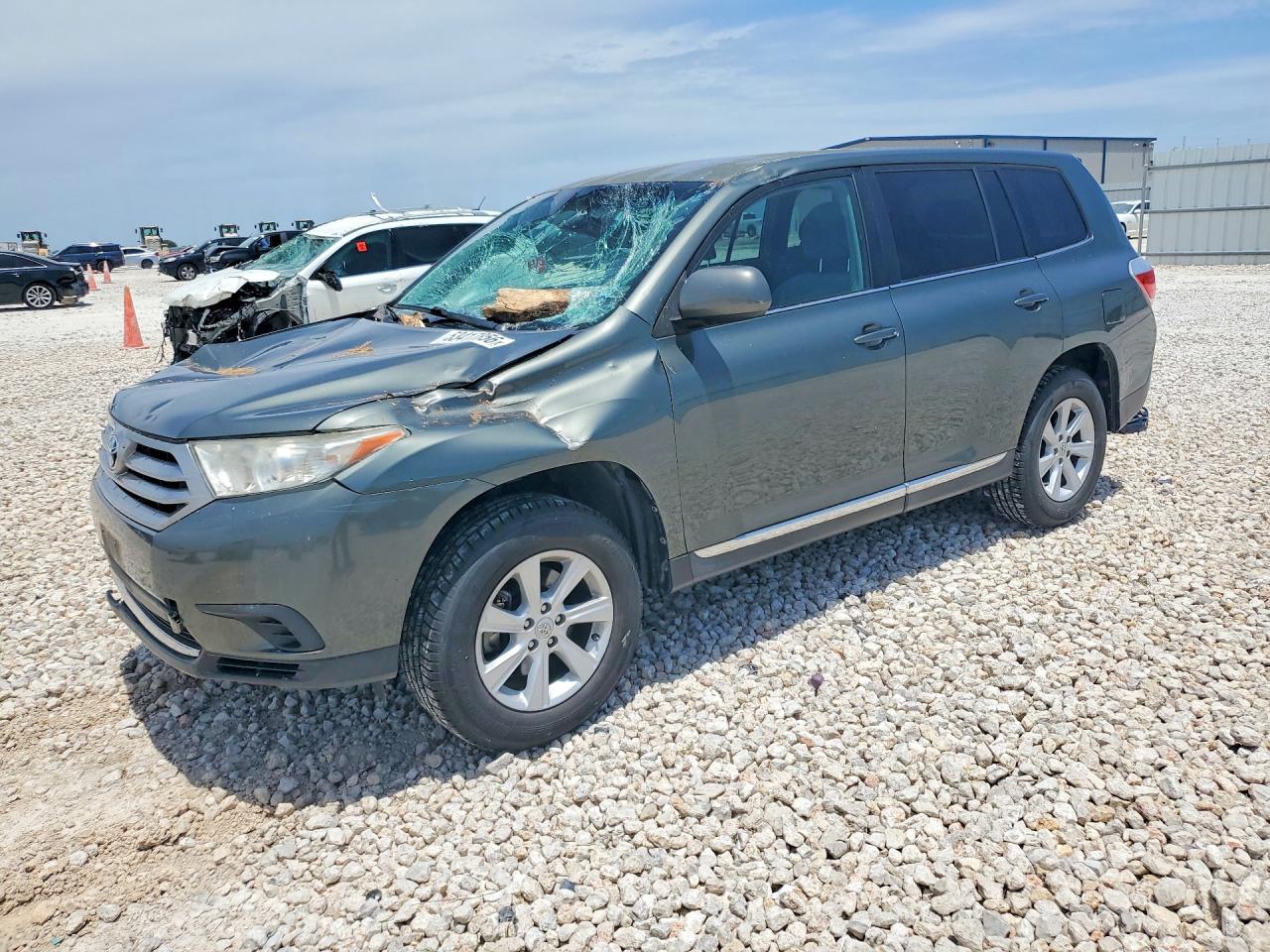 2013 Toyota Highlander Base Charcoal vin: 5TDZA3EH5DS043580