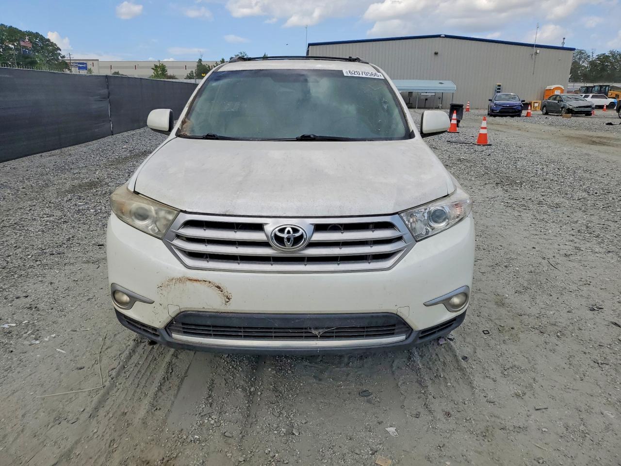 2013 Toyota Highlander Plus Белый vin: 5TDZA3EH5DS044762