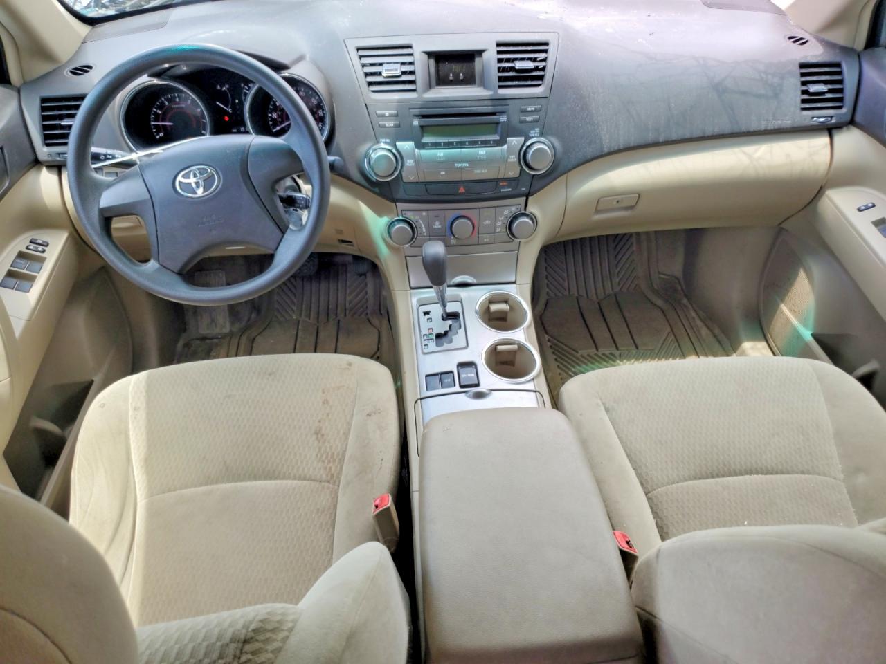 2010 Toyota Highlander Base Gray vin: 5TDZA3EH6AS003178