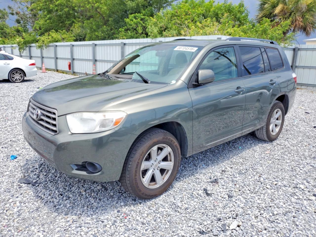 2010 Toyota Highlander Base Gray vin: 5TDZA3EH6AS003178