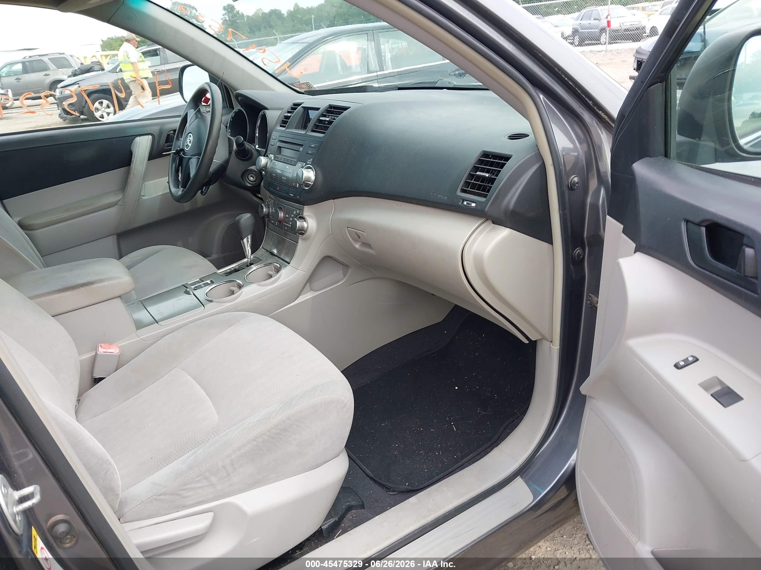 2011 Toyota Highlander   Blue vin: 5TDZA3EH6BS012903