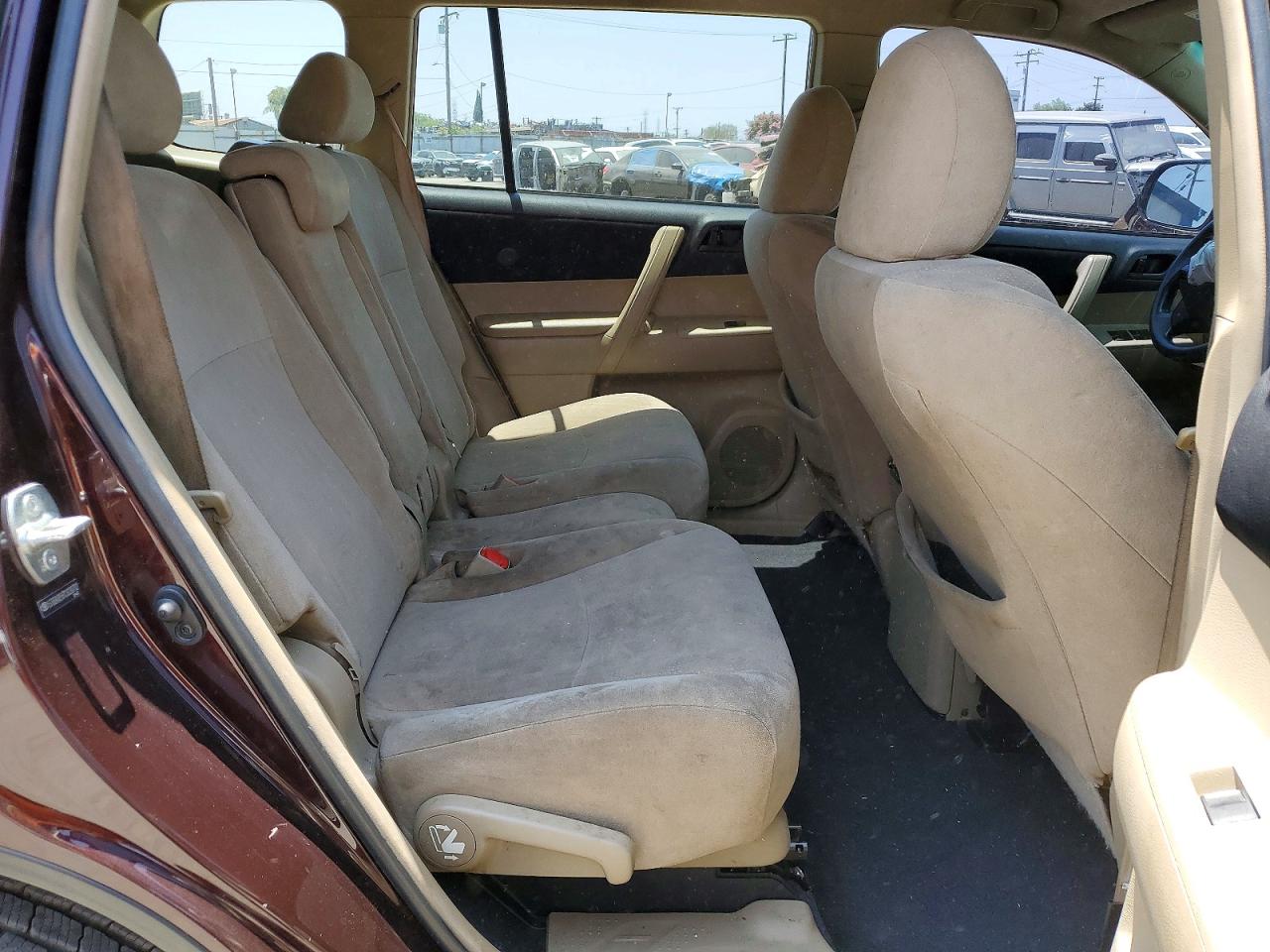2012 Toyota Highlander Base Бордовый vin: 5TDZA3EH7CS030702