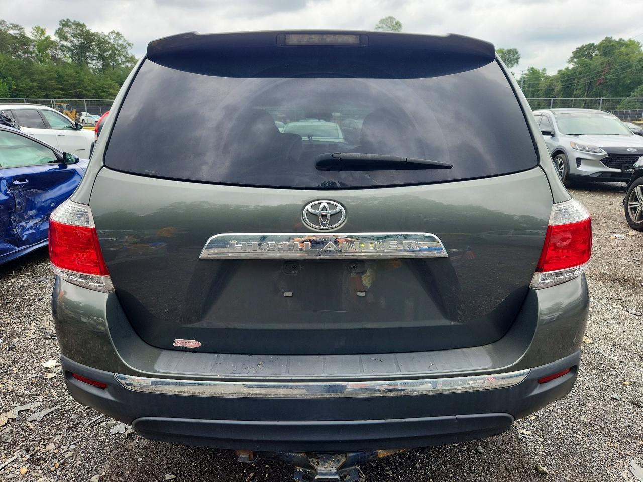 2013 Toyota Highlander Base Gray vin: 5TDZA3EH7DS031981