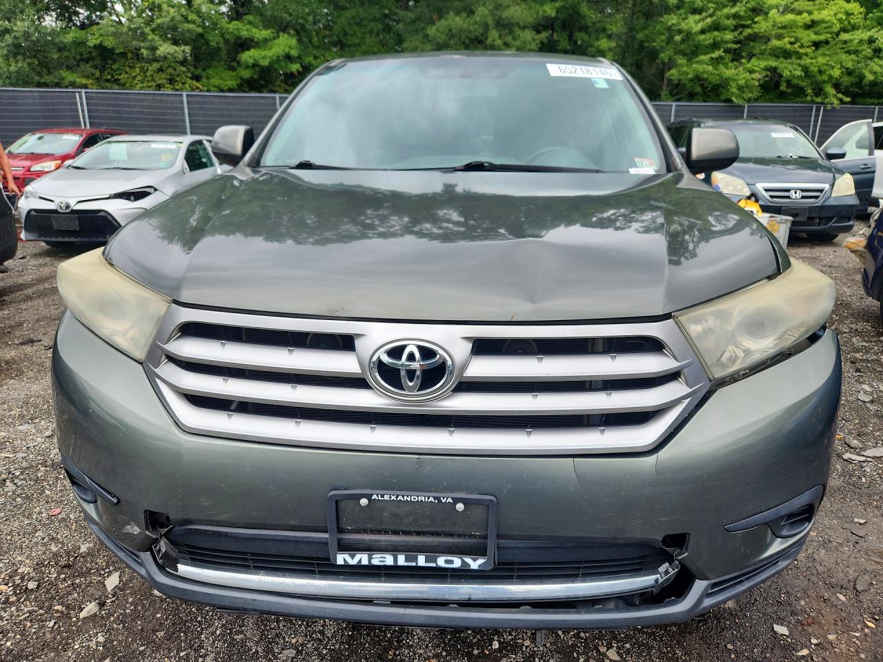 2013 Toyota Highlander Base Gray vin: 5TDZA3EH7DS031981