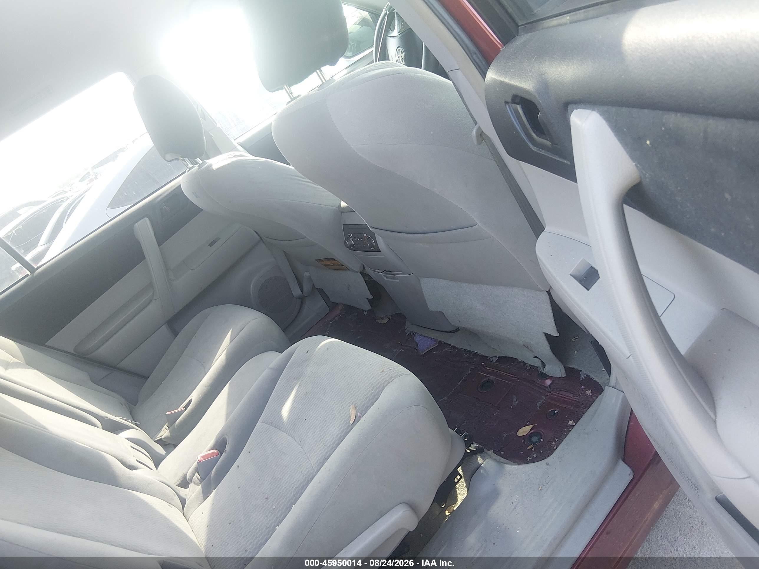2010 Toyota Highlander   Бордовый vin: 5TDZA3EH8AS003022