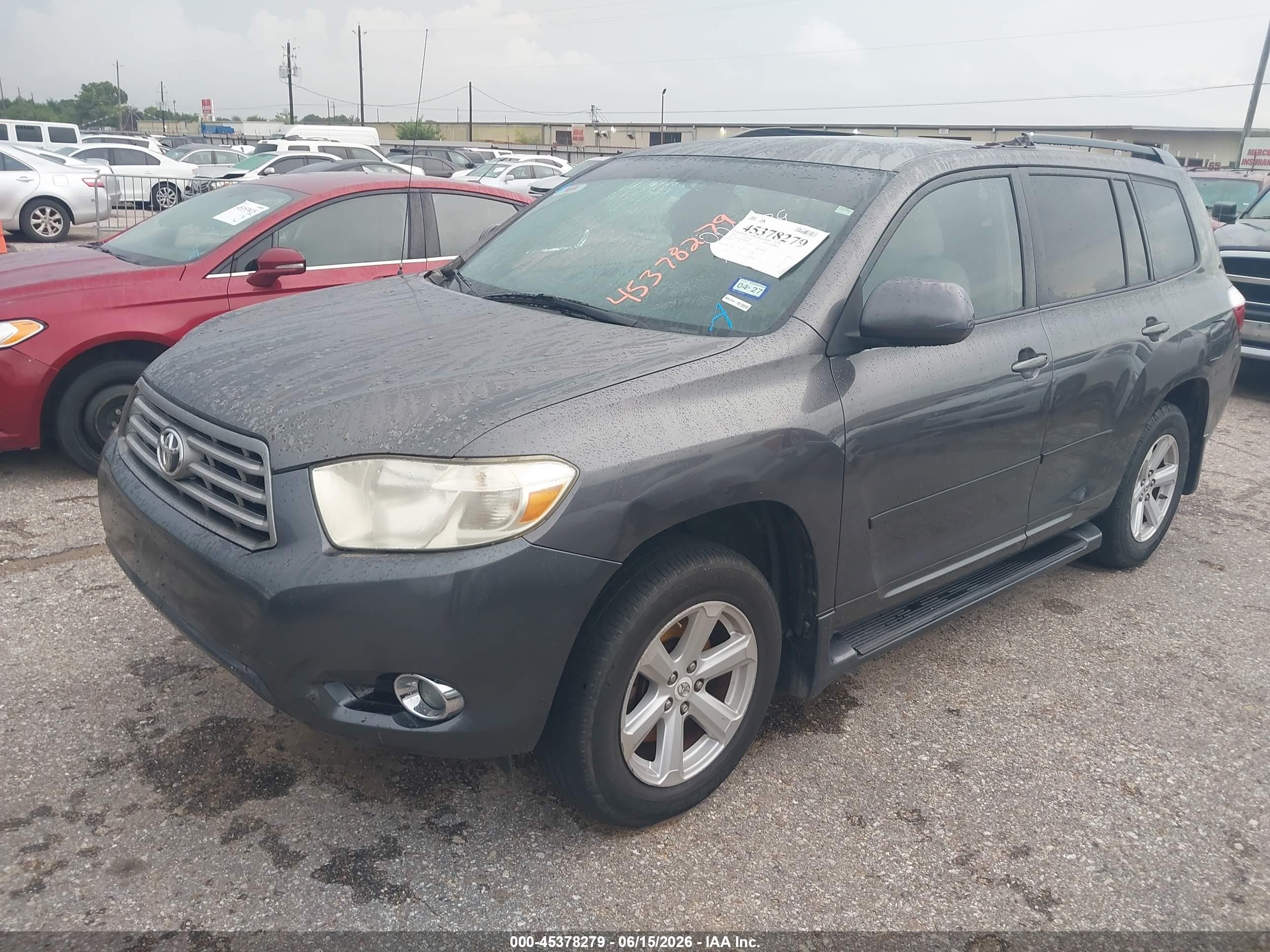 2010 Toyota Highlander   Gray vin: 5TDZA3EH8AS004476