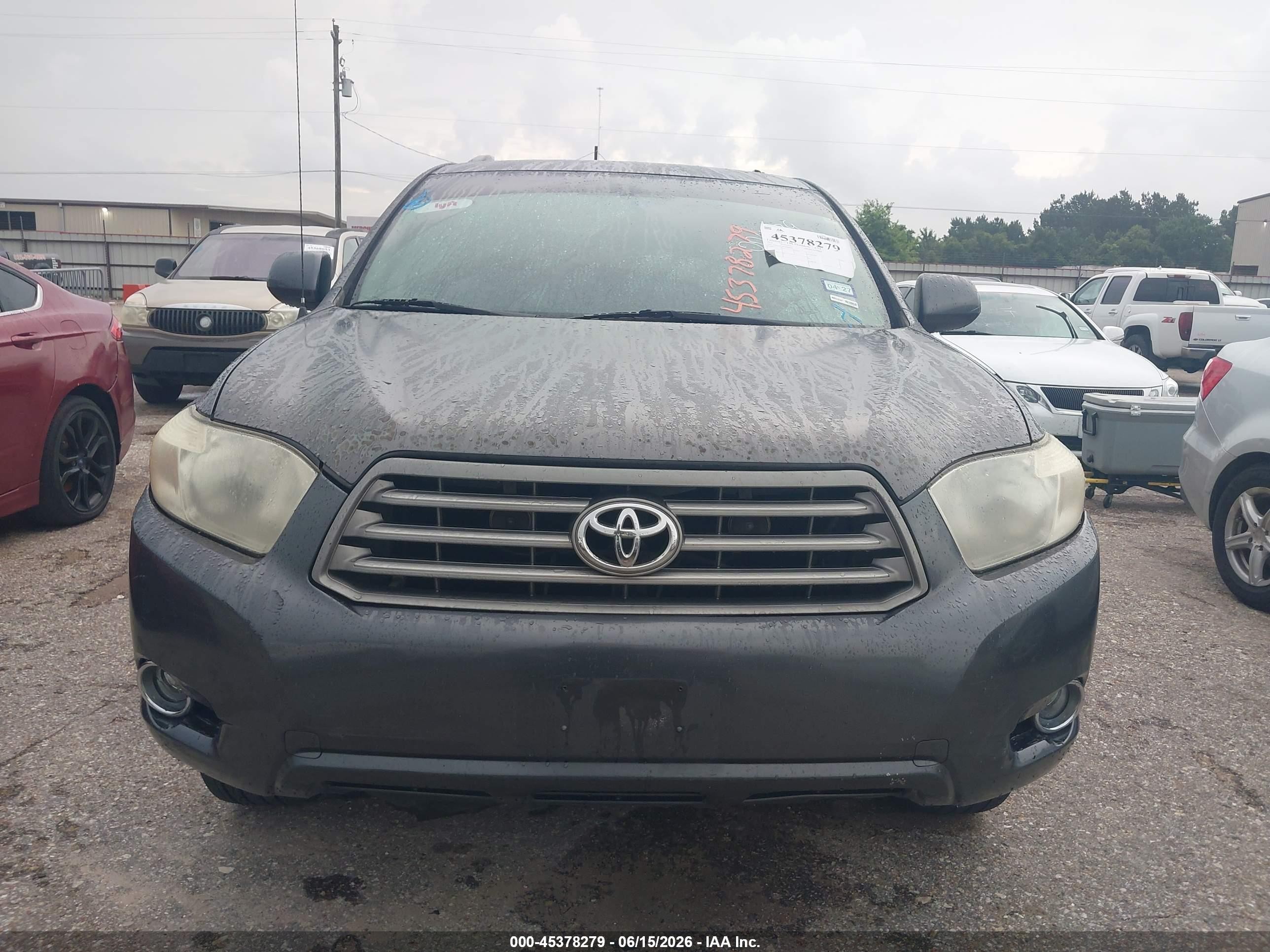 2010 Toyota Highlander   Gray vin: 5TDZA3EH8AS004476