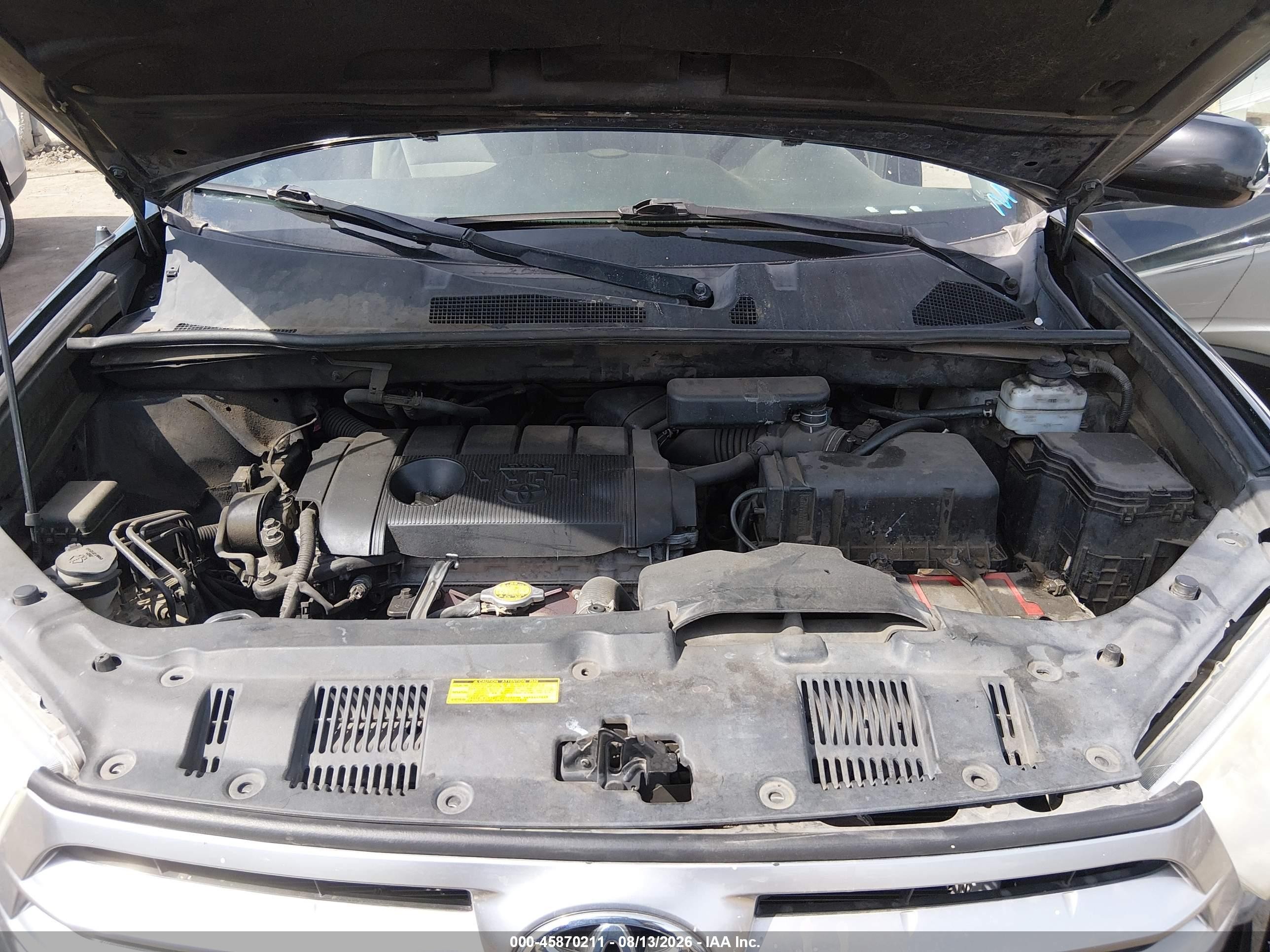 2012 Toyota Highlander   Черный vin: 5TDZA3EH8CS022222