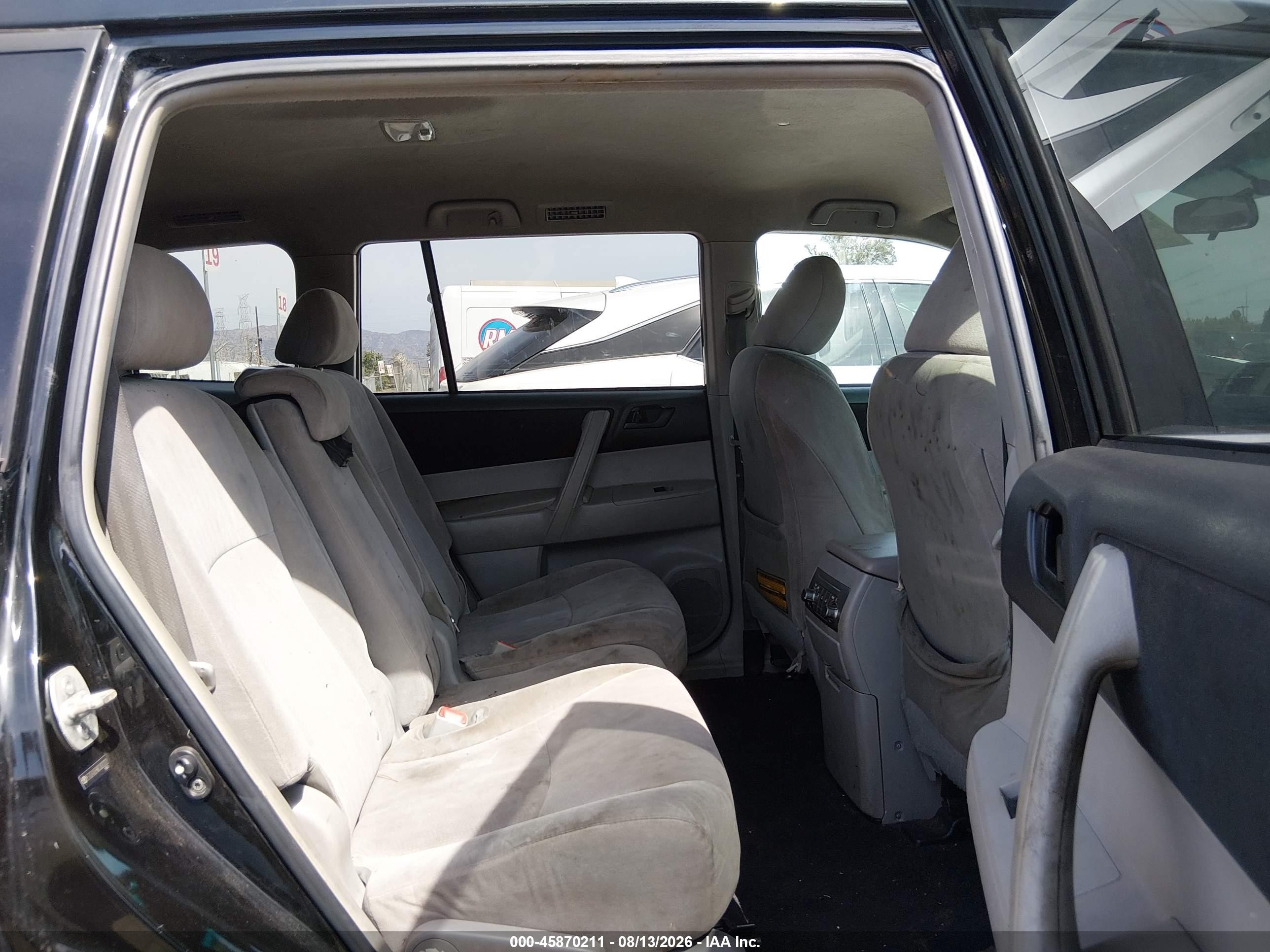 2012 Toyota Highlander   Черный vin: 5TDZA3EH8CS022222