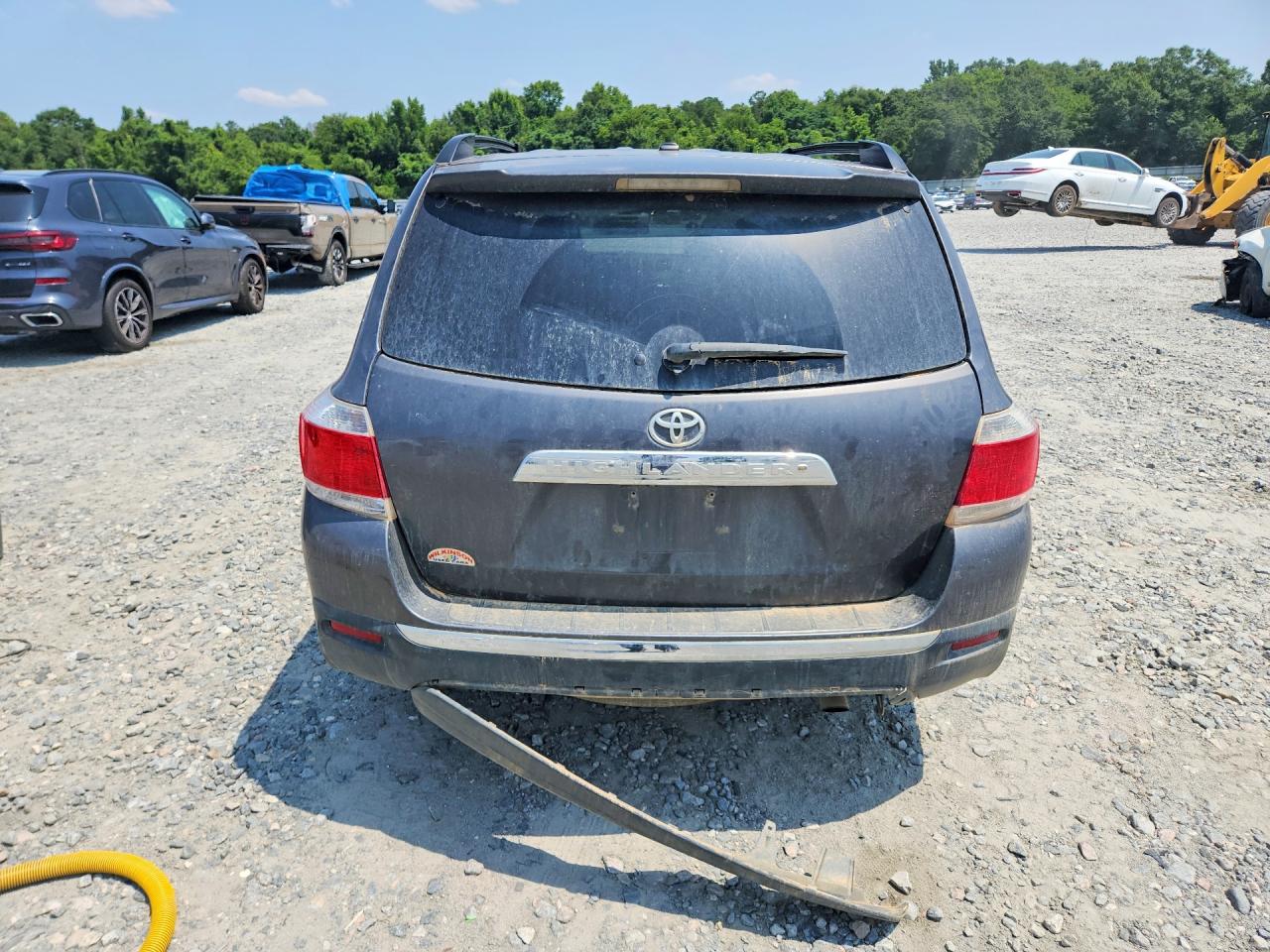 2012 Toyota Highlander Base Gray vin: 5TDZA3EH8CS022995