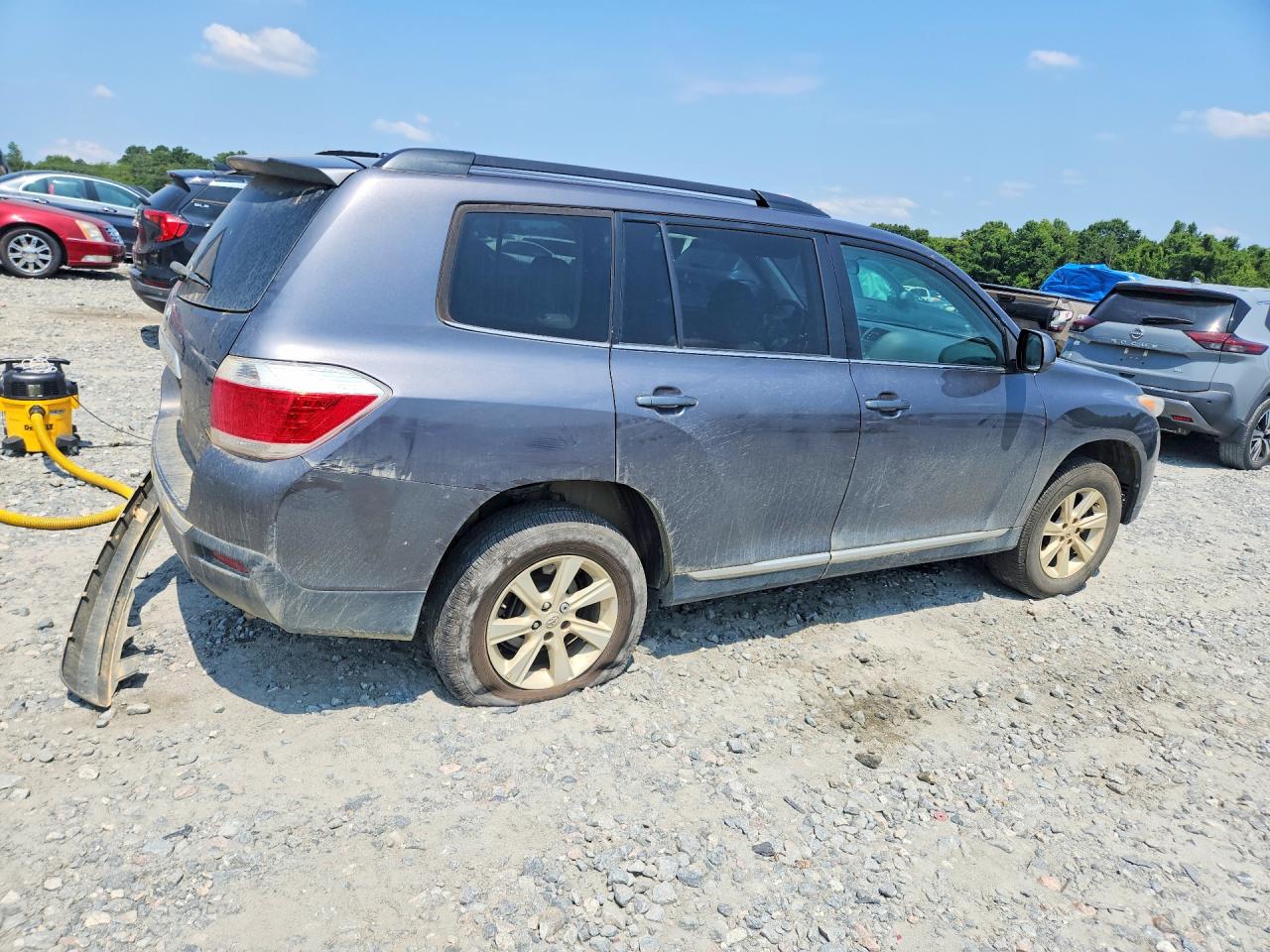 2012 Toyota Highlander Base Gray vin: 5TDZA3EH8CS022995