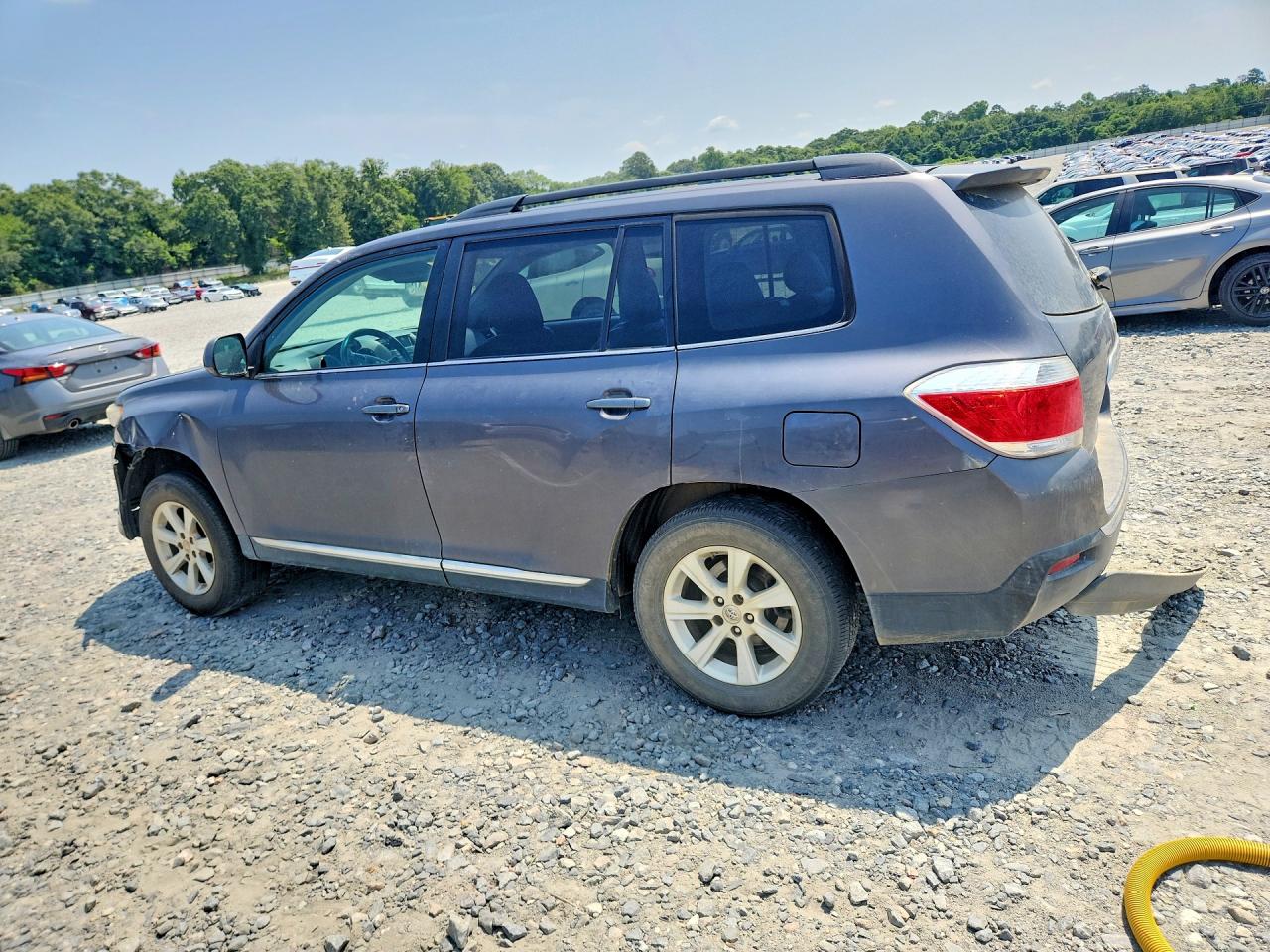2012 Toyota Highlander Base Gray vin: 5TDZA3EH8CS022995
