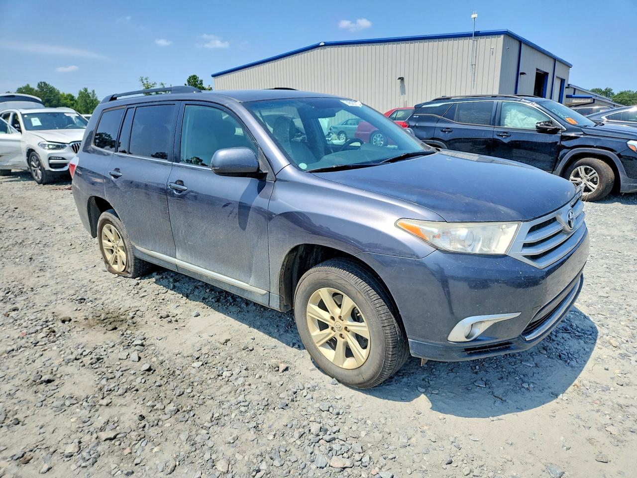 2012 Toyota Highlander Base Gray vin: 5TDZA3EH8CS022995