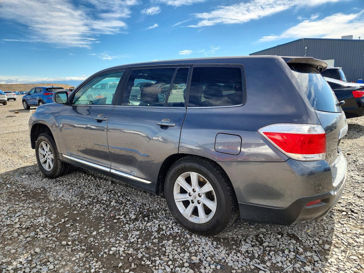 2013 Toyota Highlander Base Gray vin: 5TDZA3EH8DS035697