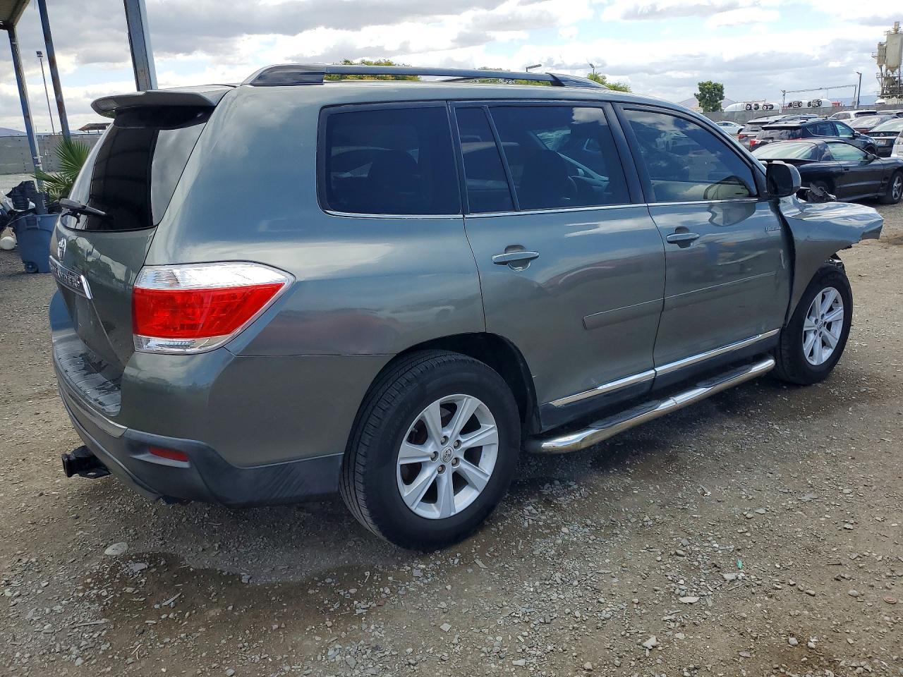 2013 Toyota Highlander Plus Серый vin: 5TDZA3EH8DS038468