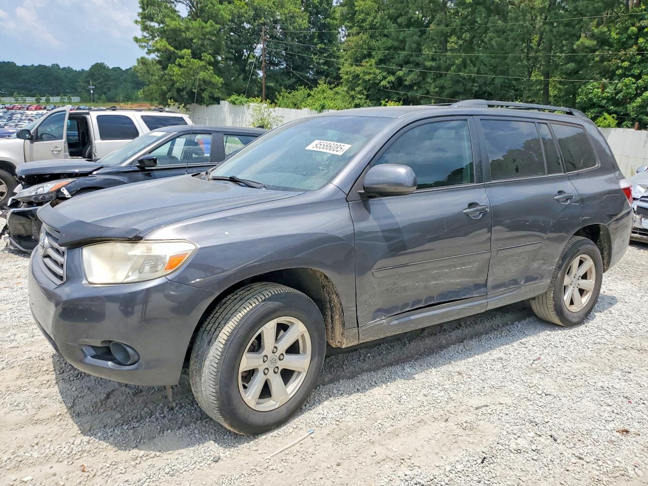 2010 Toyota Highlander Base Gray vin: 5TDZA3EH9AS005622