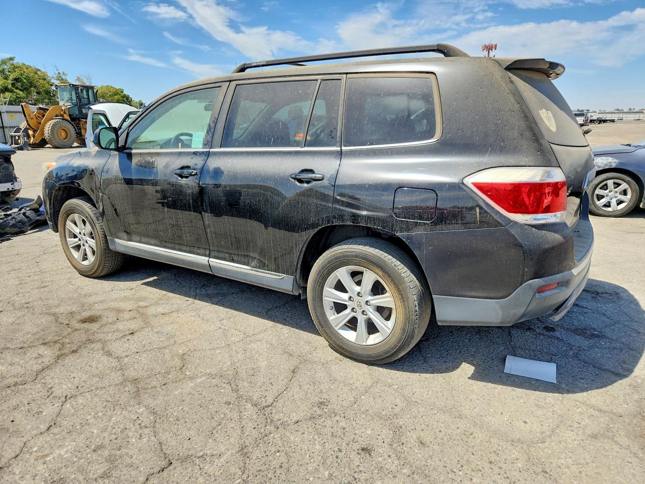 2012 Toyota Highlander Base Черный vin: 5TDZA3EH9CS020933
