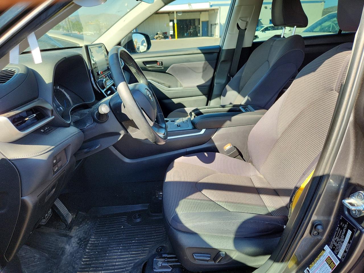 2022 Toyota Highlander Hybrid Le Угольный vin: 5TDZARAH4NS516816