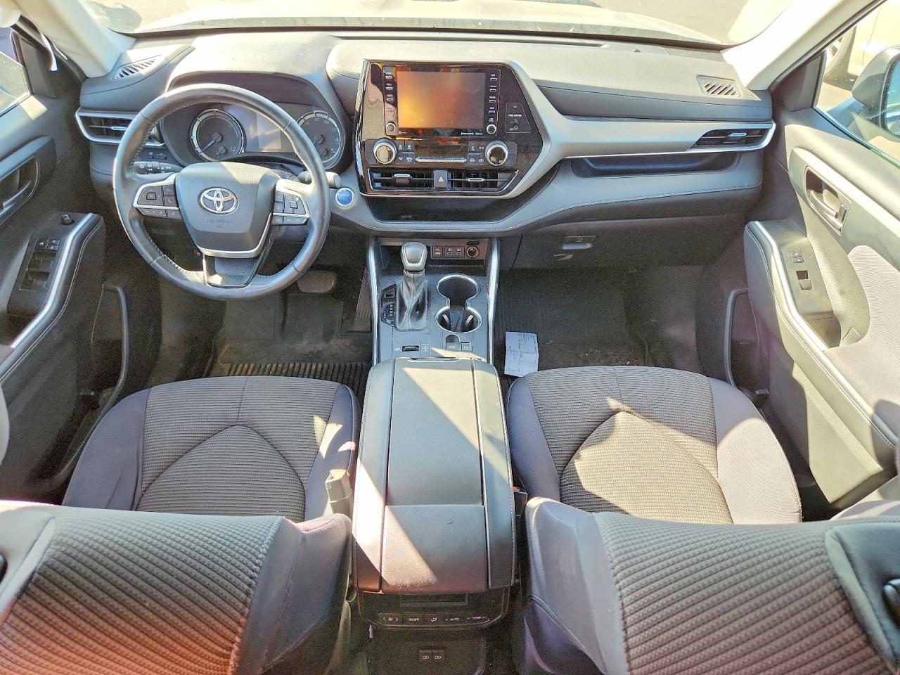 2022 Toyota Highlander Hybrid Le Угольный vin: 5TDZARAH4NS516816