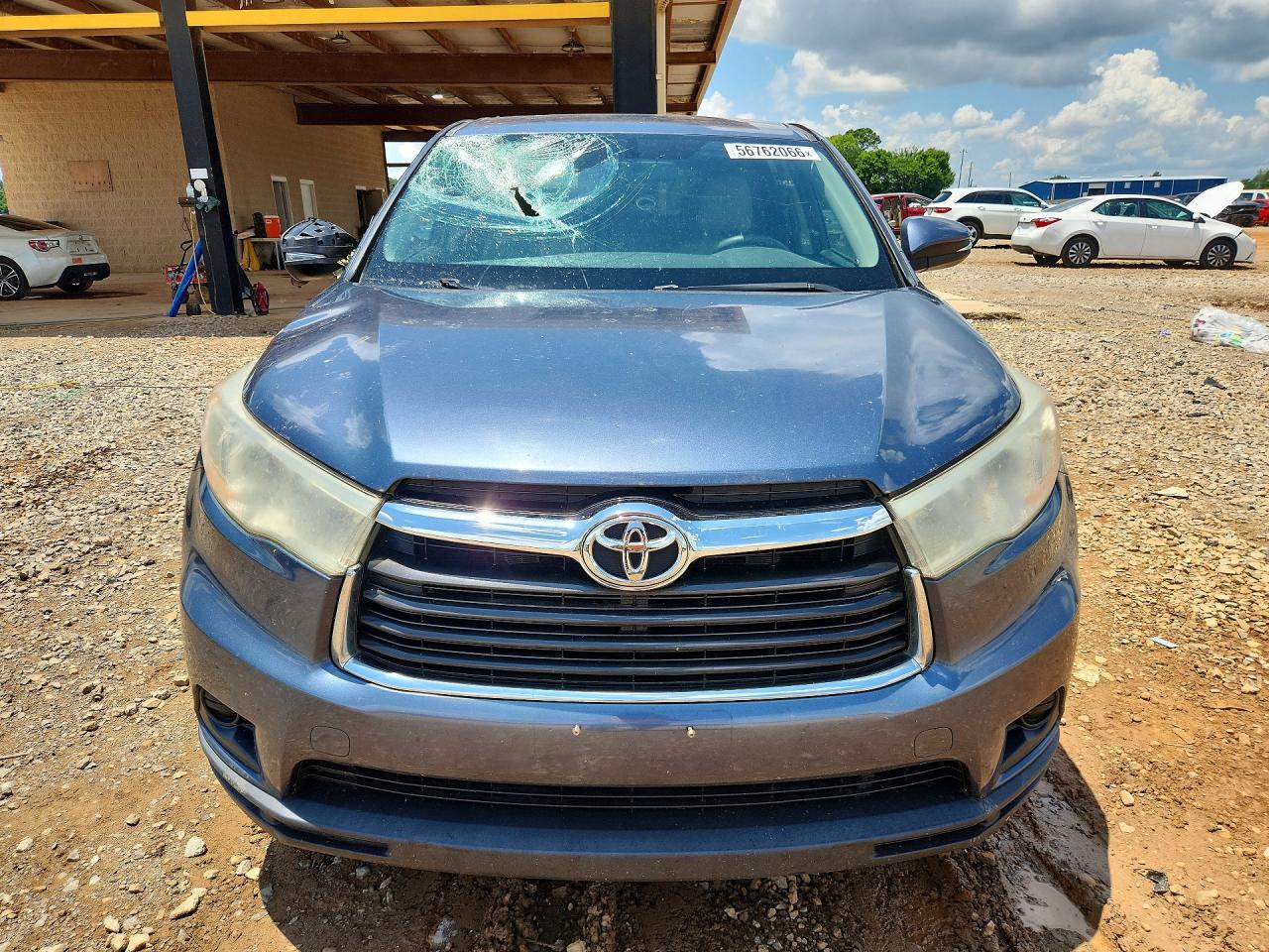 2014 Toyota Highlander Le Blue vin: 5TDZARFH5ES008315