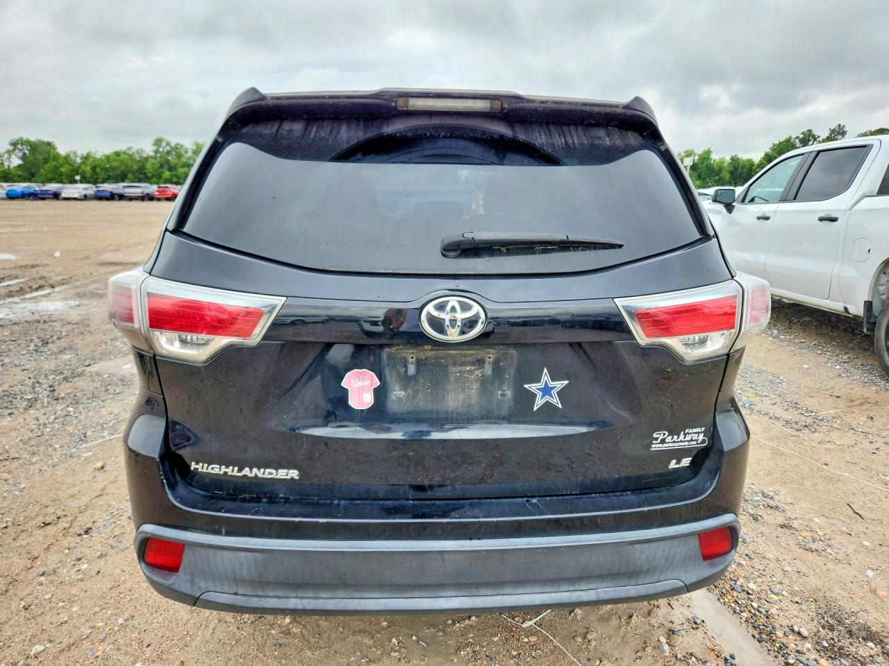 2015 Toyota Highlander Le Black vin: 5TDZARFH6FS015596