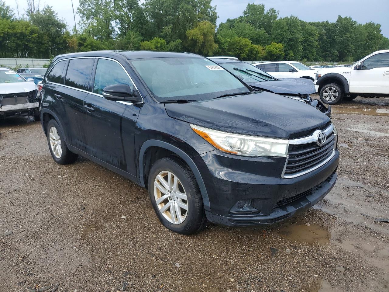 2015 Toyota Highlander Le Black vin: 5TDZARFH8FS015082