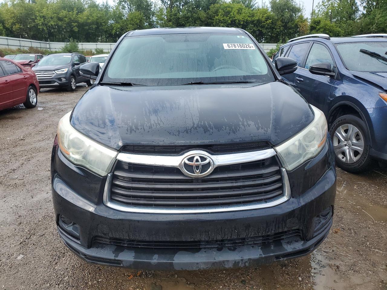 2015 Toyota Highlander Le Black vin: 5TDZARFH8FS015082