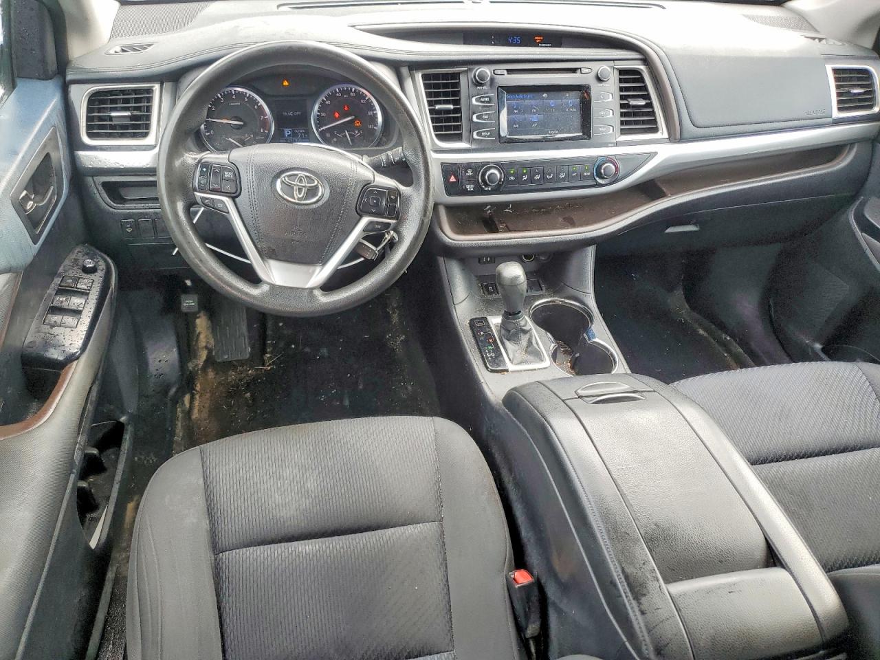 2015 Toyota Highlander Le Black vin: 5TDZARFH8FS015082