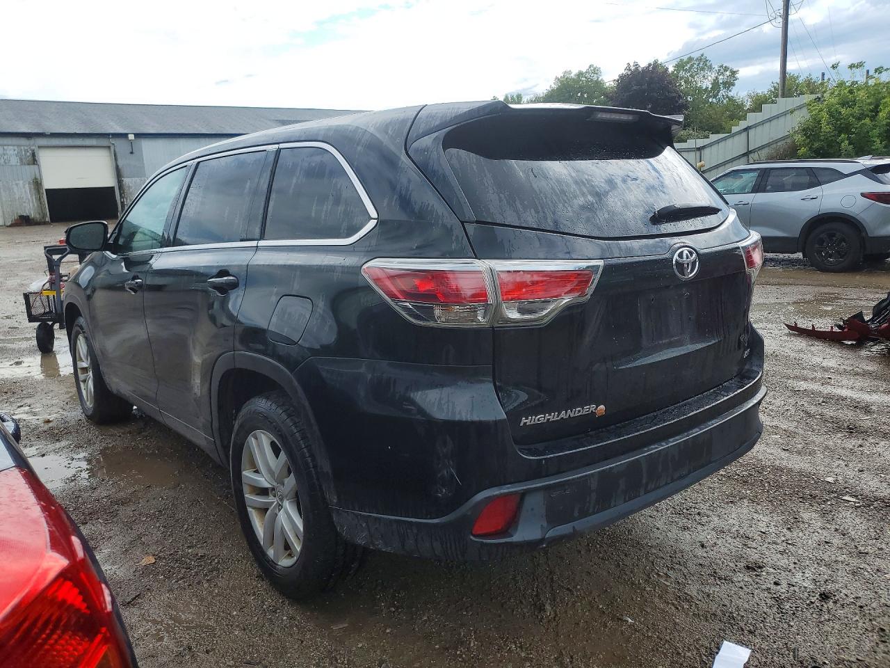 2015 Toyota Highlander Le Black vin: 5TDZARFH8FS015082