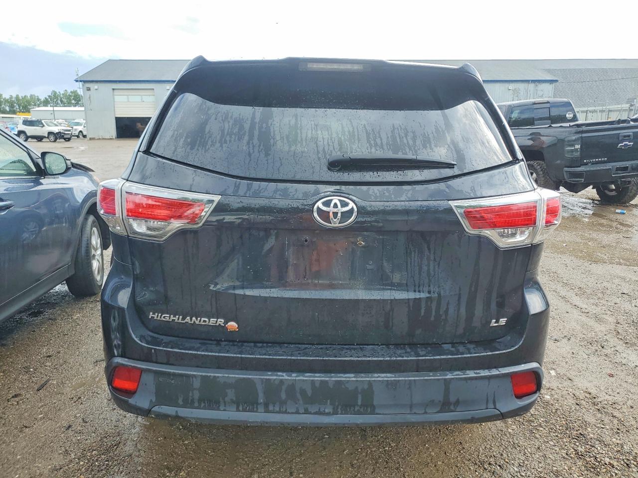 2015 Toyota Highlander Le Black vin: 5TDZARFH8FS015082
