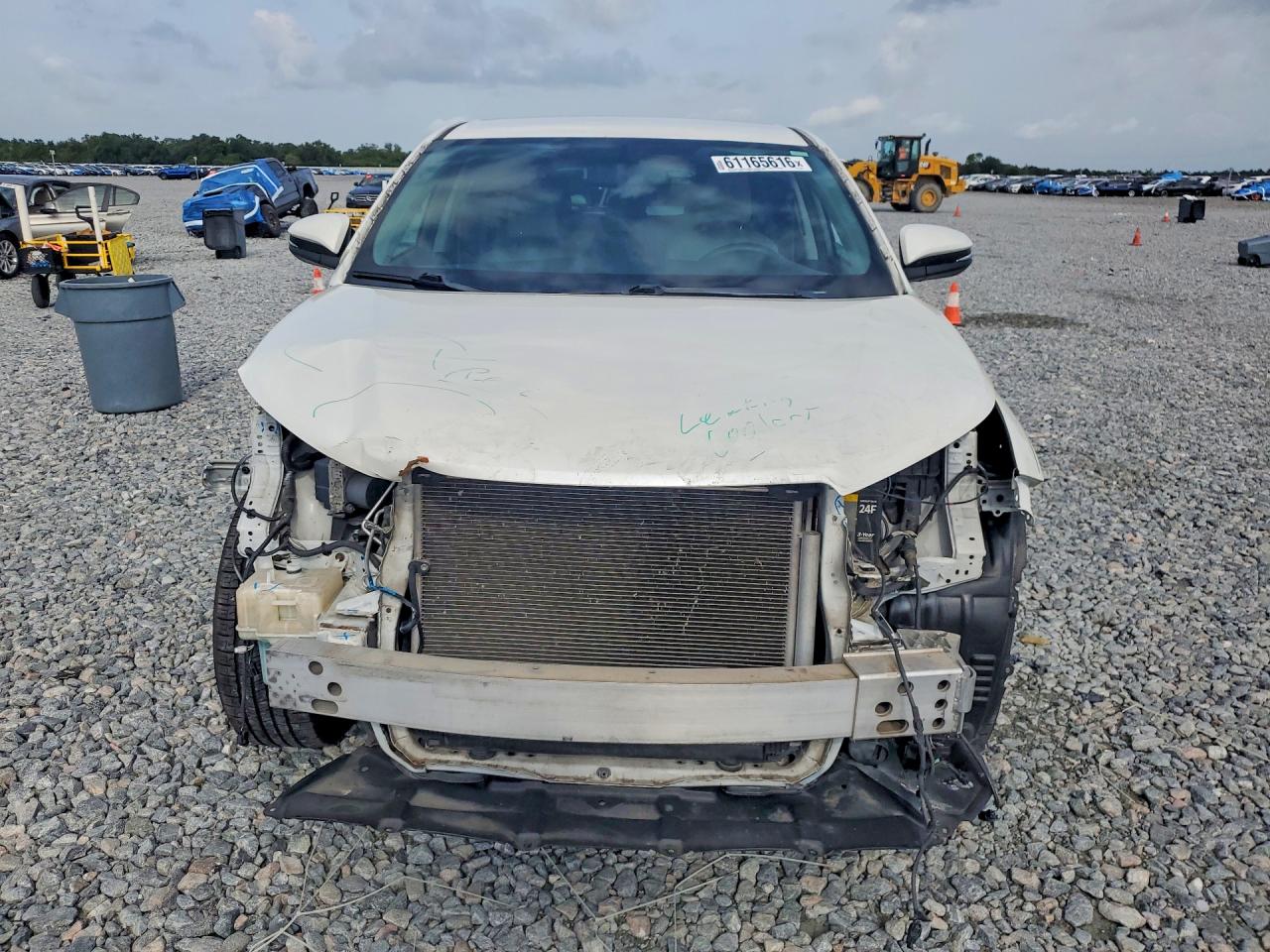 2015 Toyota Highlander Le White vin: 5TDZARFH9FS016905