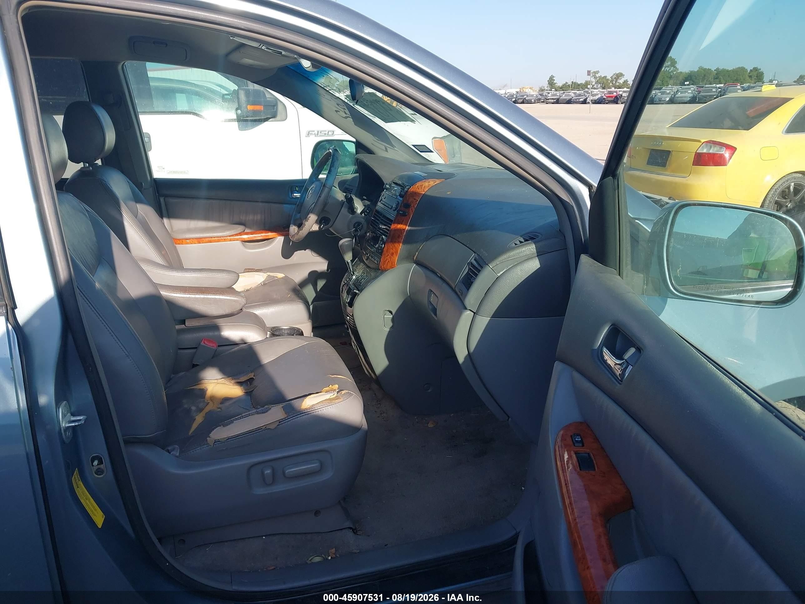 2007 Toyota Sienna Xle Turquoise vin: 5TDZK22C07S047329