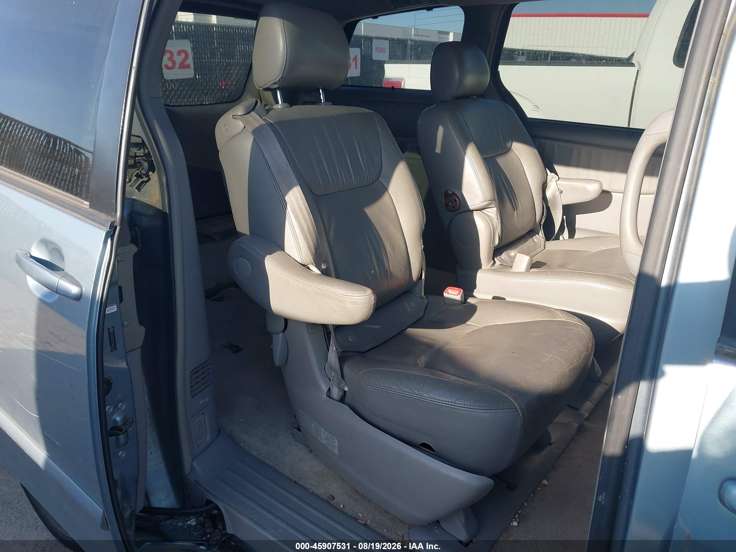 2007 Toyota Sienna Xle Turquoise vin: 5TDZK22C07S047329