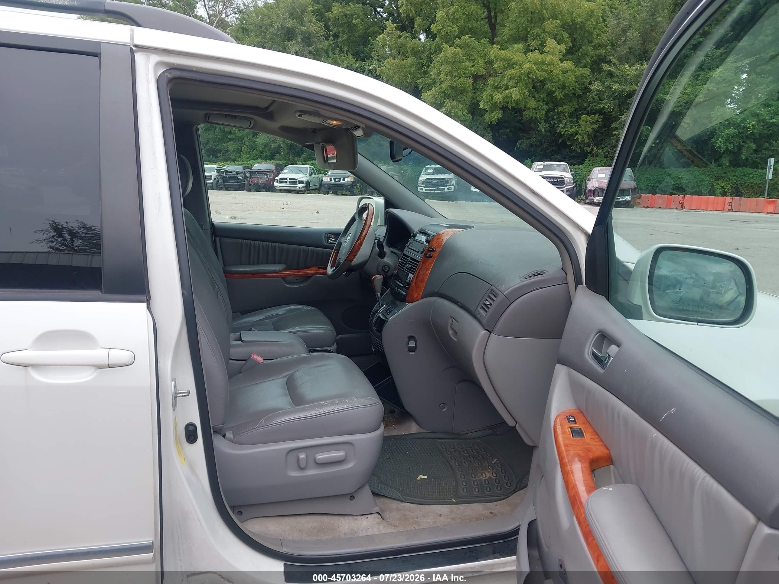 2008 Toyota Sienna Limited White vin: 5TDZK22C08S123956