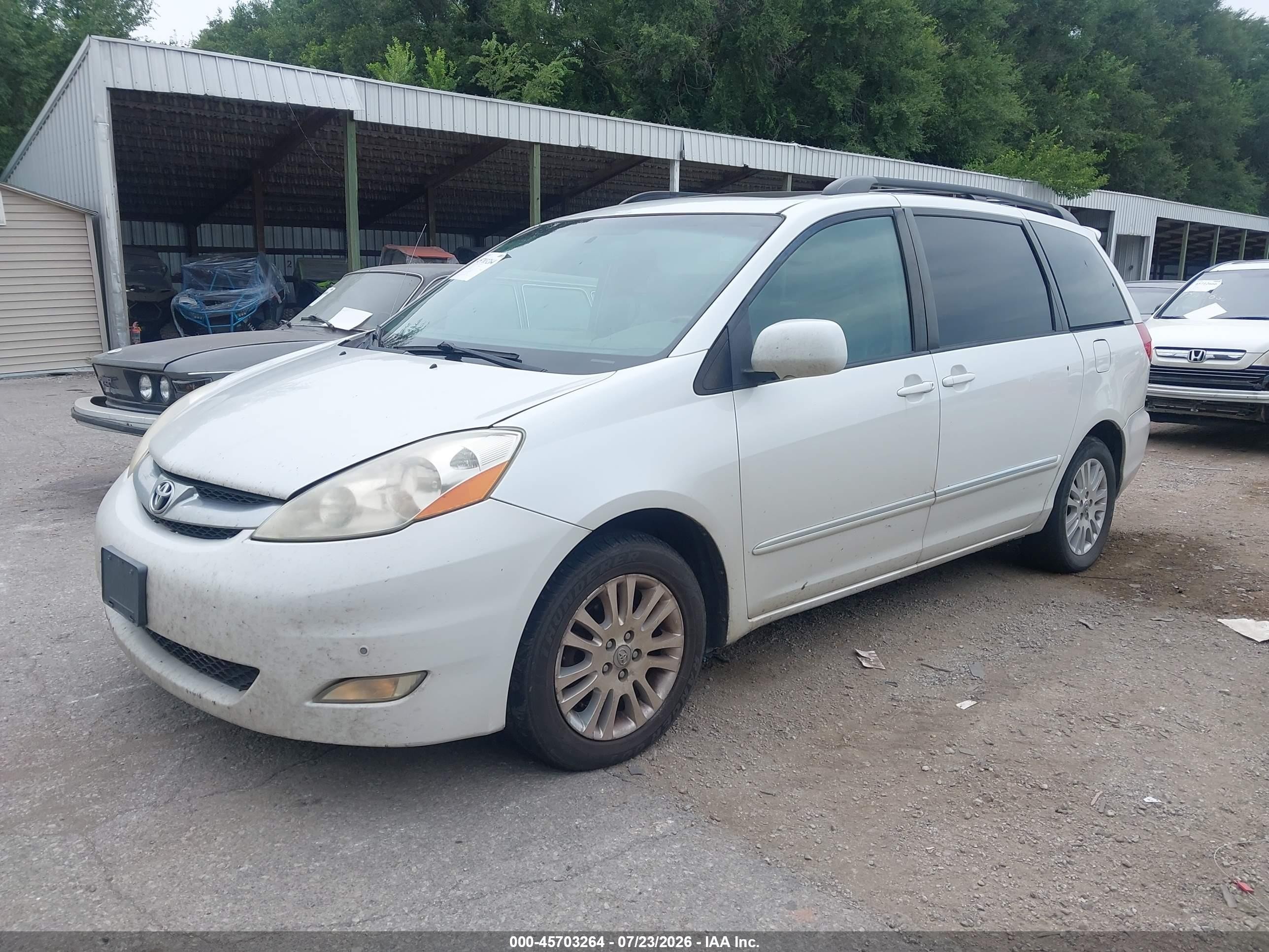 2008 Toyota Sienna Limited White vin: 5TDZK22C08S123956