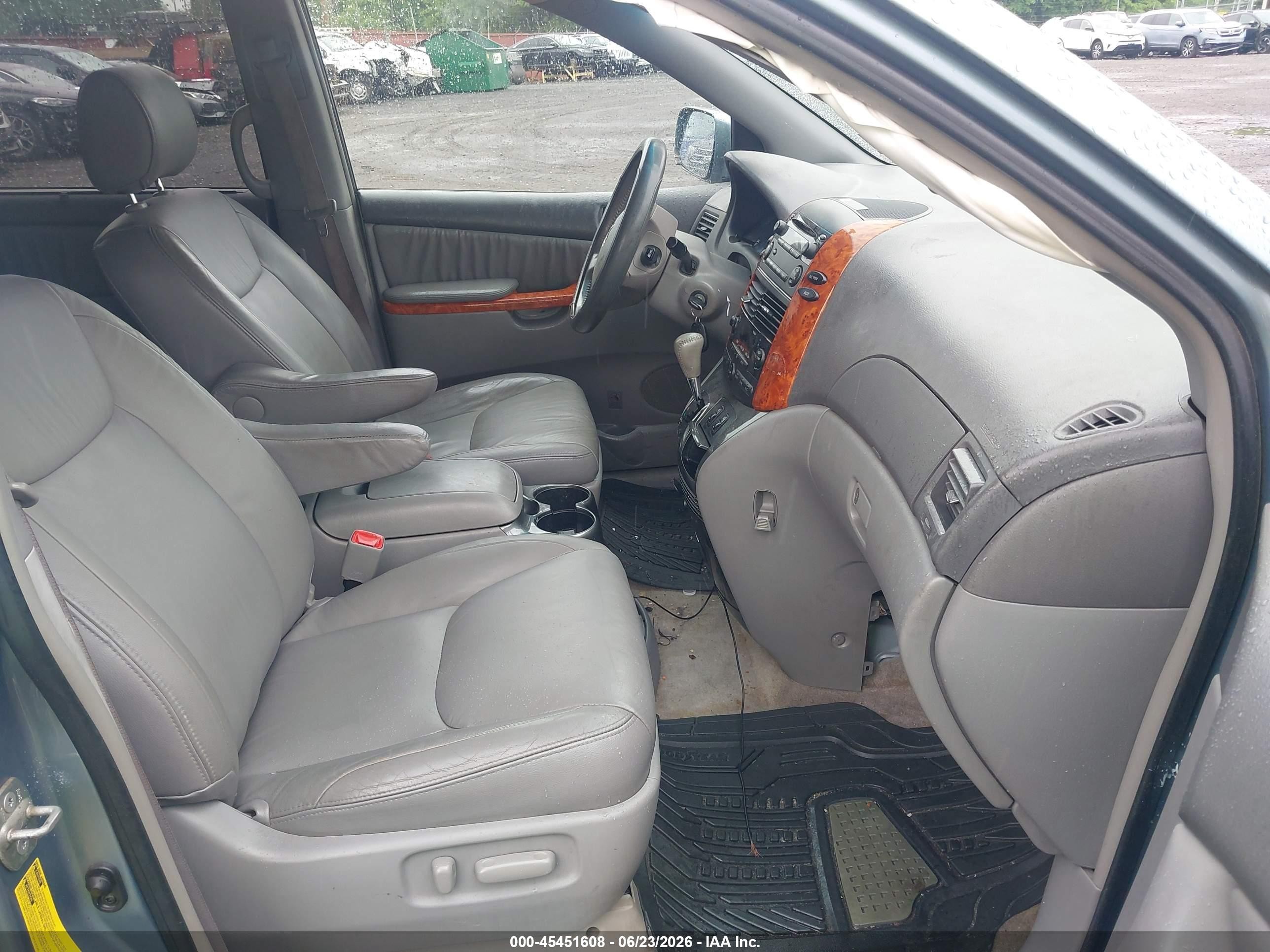 2008 Toyota Sienna Xle Blue vin: 5TDZK22C08S205220