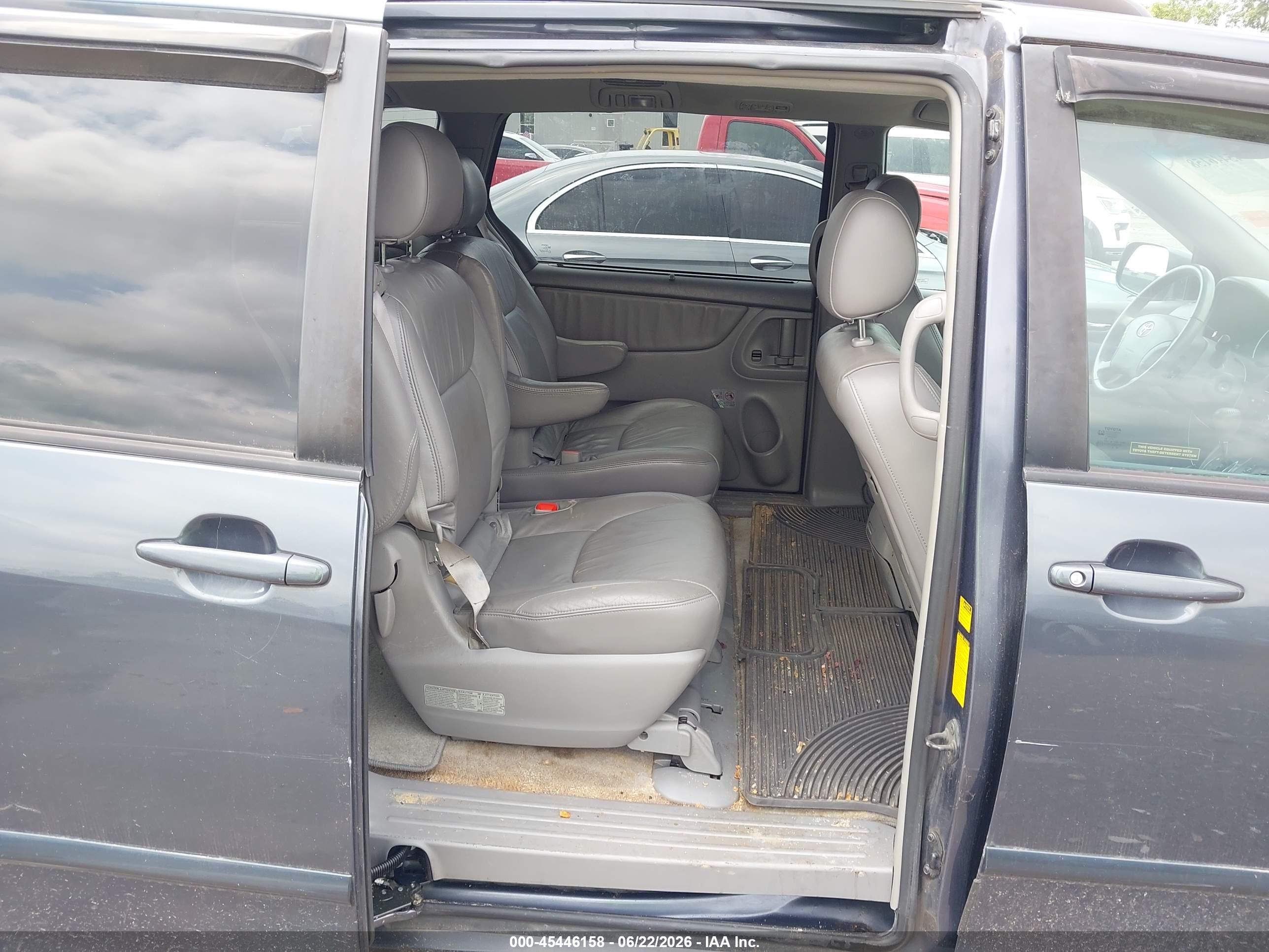 2007 Toyota Sienna Xle Navy vin: 5TDZK22C17S015554