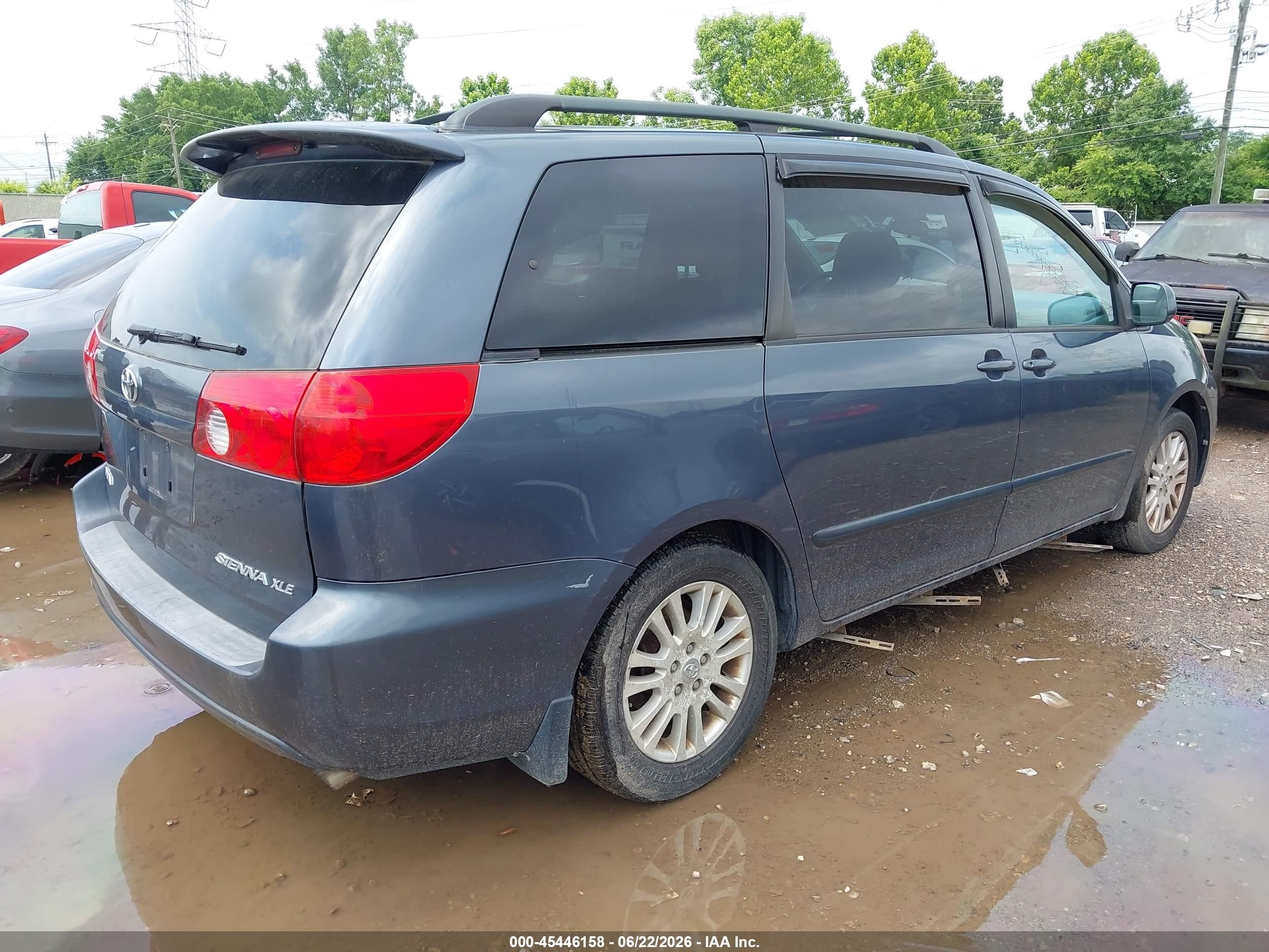 2007 Toyota Sienna Xle Navy vin: 5TDZK22C17S015554