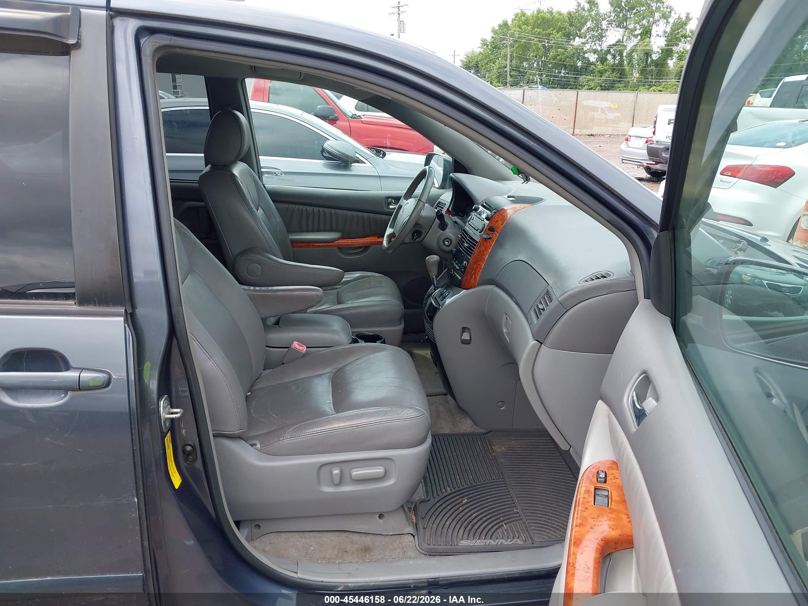 2007 Toyota Sienna Xle Navy vin: 5TDZK22C17S015554