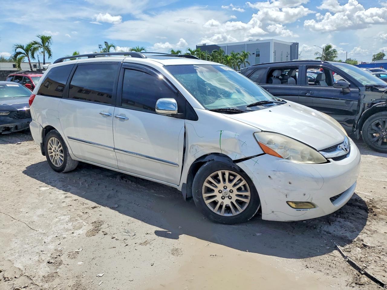 2007 Toyota Sienna Xle Limited 7-passenger White vin: 5TDZK22C17S036047