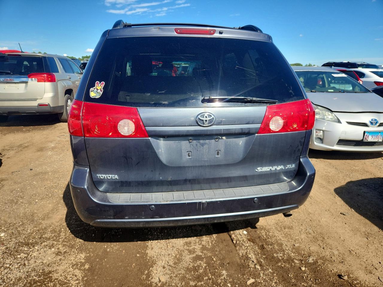 2008 Toyota Sienna Xle Blue vin: 5TDZK22C18S176715