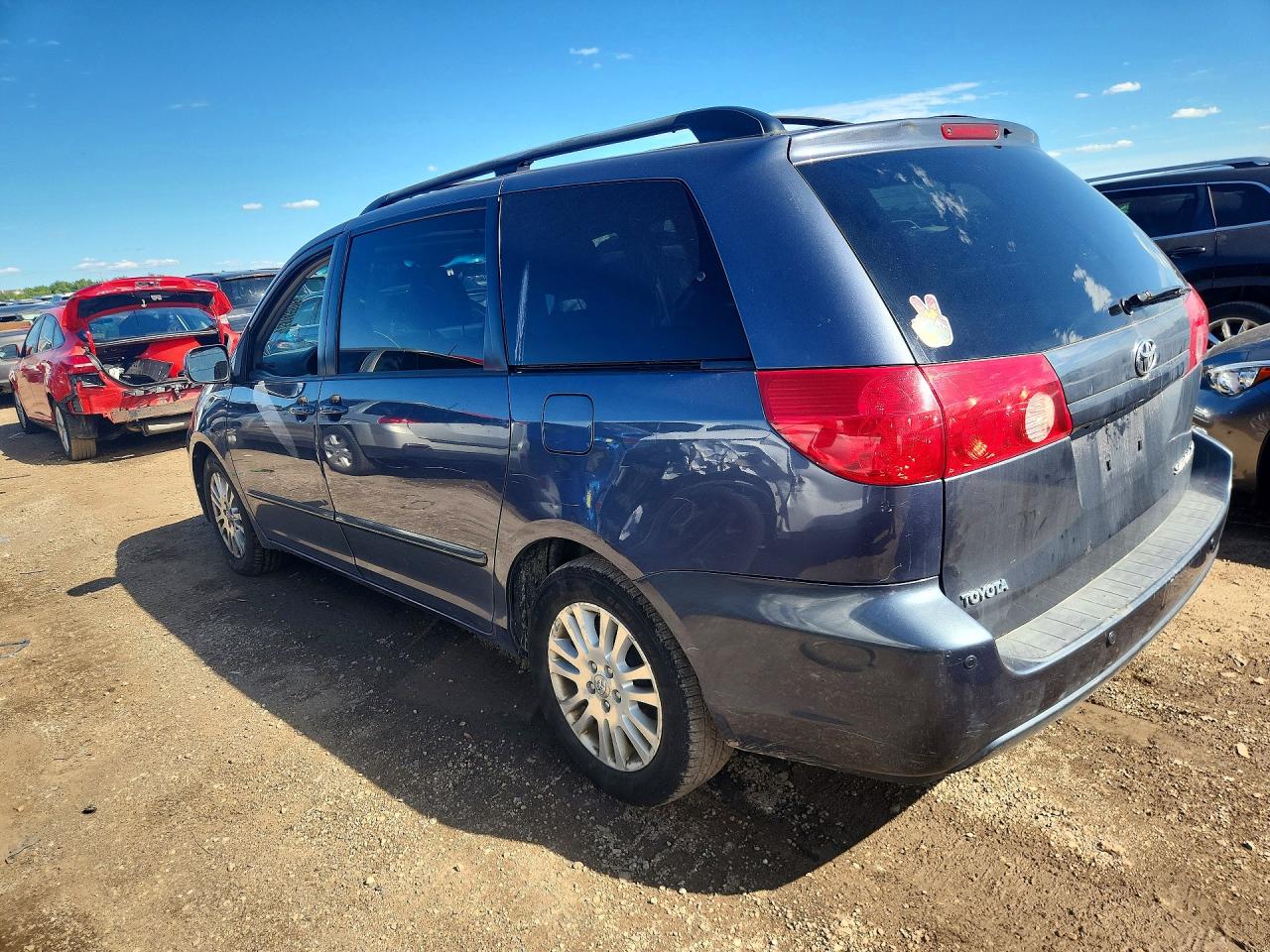 2008 Toyota Sienna Xle Blue vin: 5TDZK22C18S176715