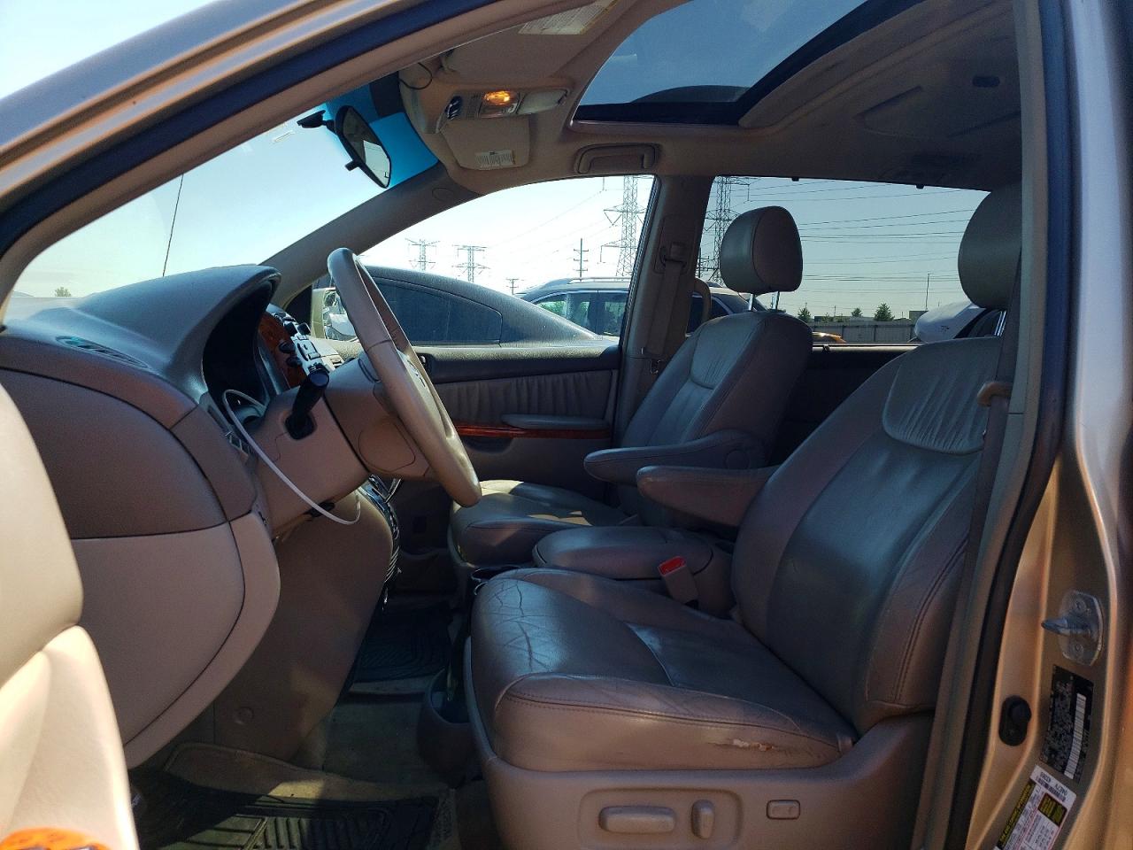 2008 Toyota Sienna Xle Tan vin: 5TDZK22C18S205372
