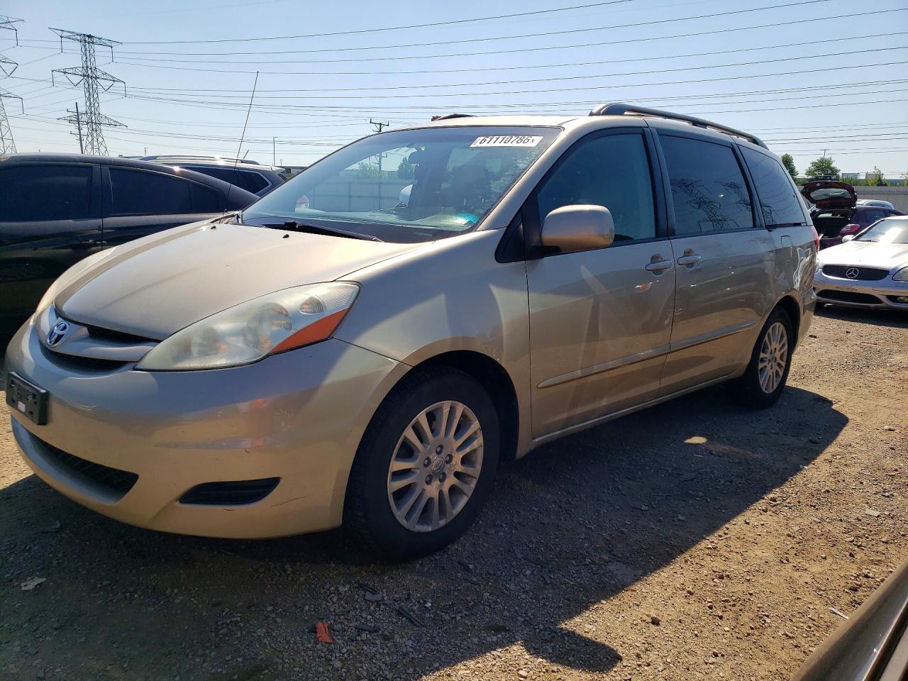 2008 Toyota Sienna Xle Tan vin: 5TDZK22C18S205372