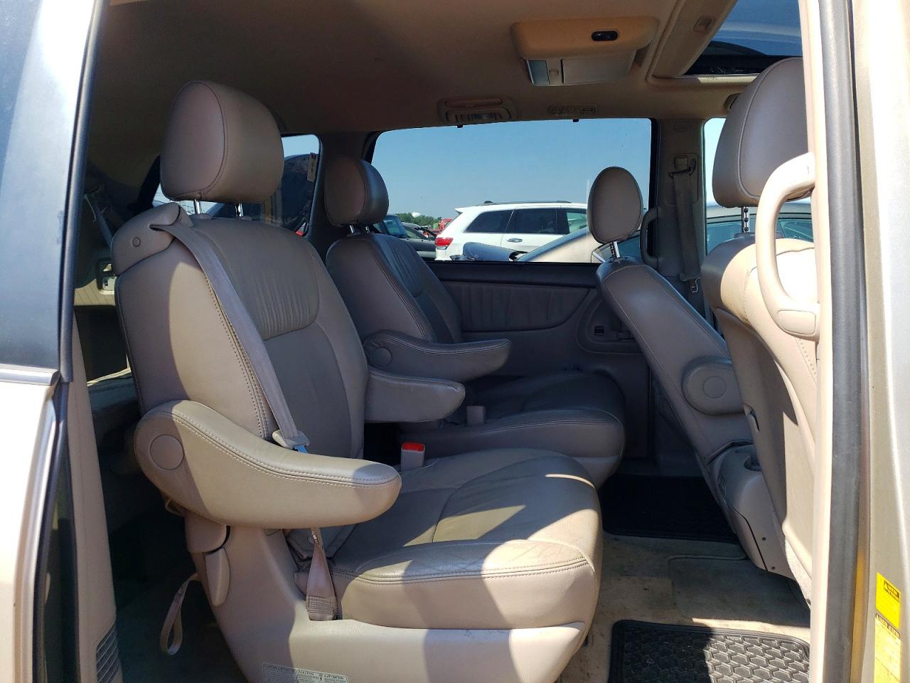 2008 Toyota Sienna Xle Tan vin: 5TDZK22C18S205372
